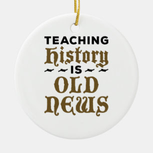 Ornamento De Cerâmica Professor de História Ensinando História É Notícia
