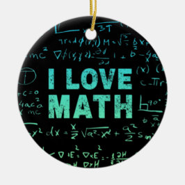 Ornamento De Cerâmica Professor De Matemática Ou Professor De Matemática