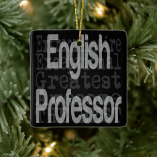Ornamento De Cerâmica Professor inglês Extraordinaire