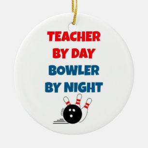 Ornamento De Cerâmica Professor por Day Bowler pela Noite