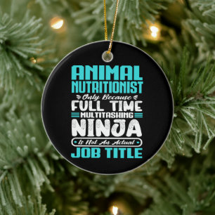 Ornamento De Cerâmica Profissão de Título de Produção de Nutrição Animal