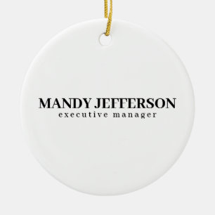 Ornamento De Cerâmica Profissional elegante moderno minimalista adiciona