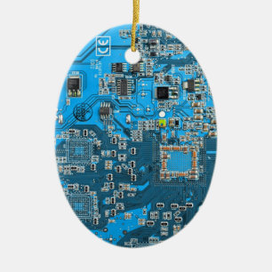 Ornamento De Cerâmica Projeto de Placa de Circuito PCB Azul para Profiss