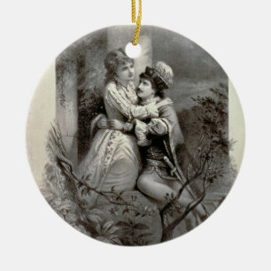 Ornamento De Cerâmica Propaganda para "Romeo e Juliet", Emm Starring