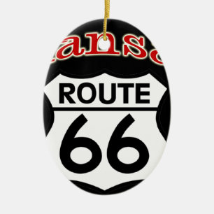 Ornamento De Cerâmica Protetor da rota 66 de Kansas