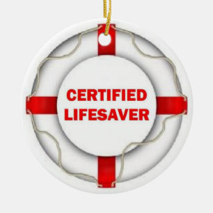 Ornamento De Cerâmica protetor de vida certificado