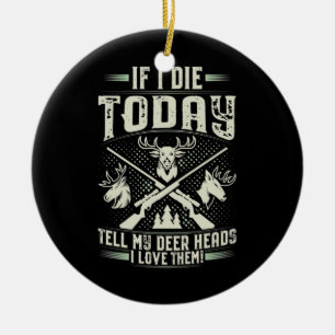 Ornamento De Cerâmica Proud Hunter Love Hunting