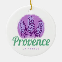 Ornamento De Cerâmica Proveniência Retro Lavanda França Riviera França