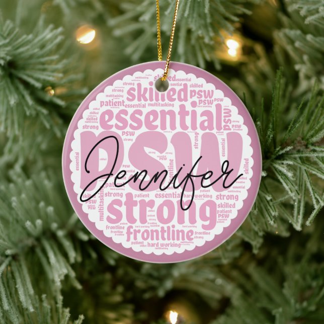 Ornamento De Cerâmica PSW personalizada (Árvore)