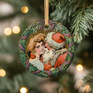 Ornamento De Cerâmica Puck Christmas 1905