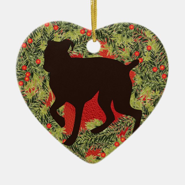 Ornamento De Cerâmica Pugilista da grinalda (Frente)