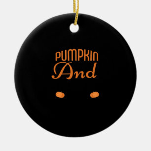 Ornamento De Cerâmica Pumpkin Spice E Tudo O Que Há De Bom Slogan