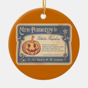 Ornamento De Cerâmica Pumpkins Ornament