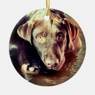 Ornamento De Cerâmica Puppia de chocolate