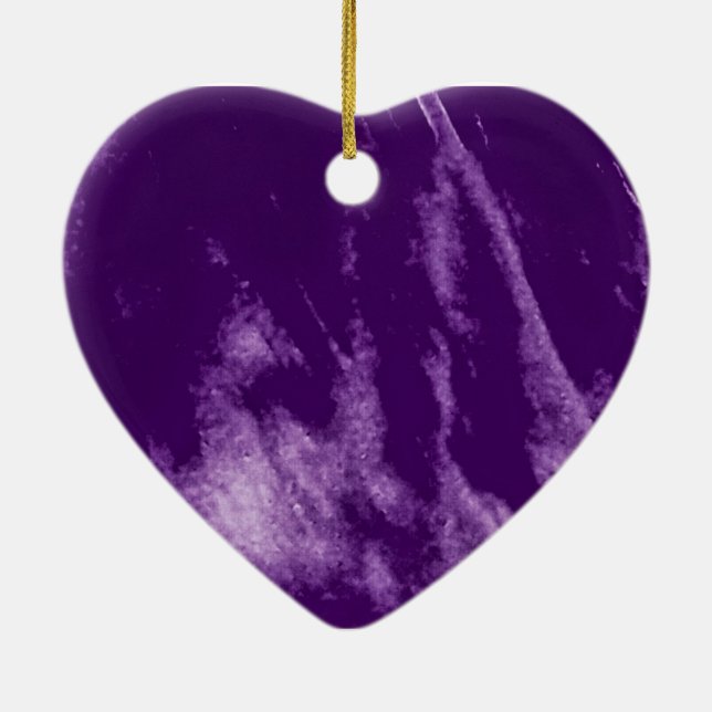 ORNAMENTO DE CERÂMICA PURPLE HEART BONITO ORN (Verso)