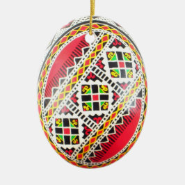 Ornamento De Cerâmica Pysanka Ornament