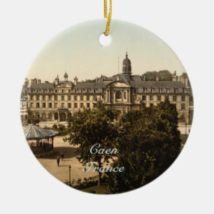 Ornamento De Cerâmica Quadrado real, Caen, Basse-Normandie, France