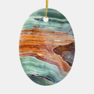 Ornamento De Cerâmica Quartzo Minty oxidado de Sagey