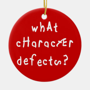 Ornamento De Cerâmica Que Caráter Dói a Recuperação de Cotação Engraçada