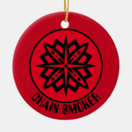 Ornamento De Cerâmica Que o curso esteja com você, Fumante