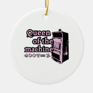 Ornamento De Cerâmica Queen Of The Machine