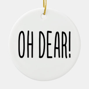 ORNAMENTO DE CERÂMICA QUERIDA!