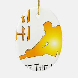 Ornamento De Cerâmica Qui da TAI - cultive a harmonia