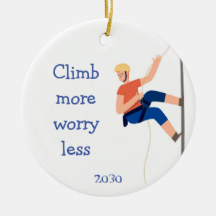 Ornamento De Cerâmica Quitação do Clima de Montanha Inspiracional Dizend