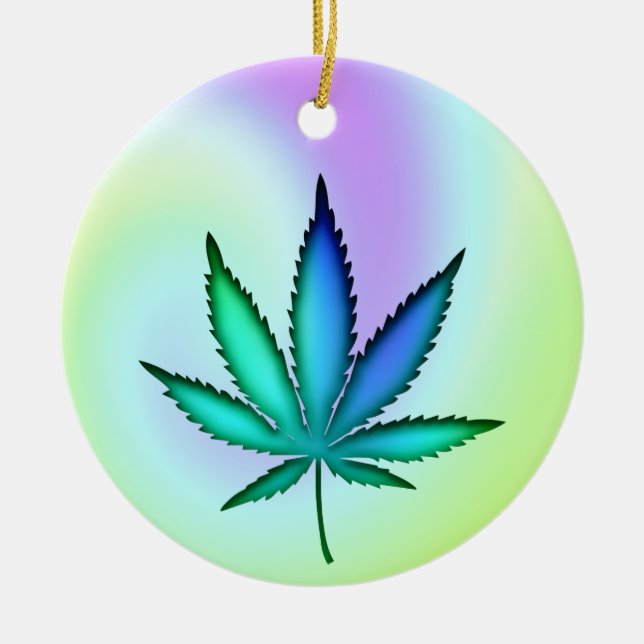 Ornamento De Cerâmica Rainbow Love (Frente)