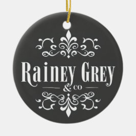 Ornamento De Cerâmica Rainey Grey + Co logo [4]