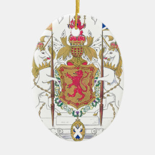 ORNAMENTO DE CERÂMICA RAINHA DE MARY DA CORTE ESCOCESA DOS BRAÇOS
