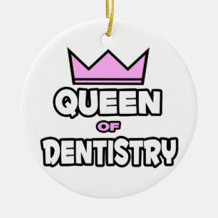 Ornamento De Cerâmica Rainha de Odontologia