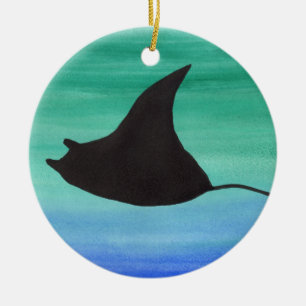 Ornamento De Cerâmica Raio de Manta