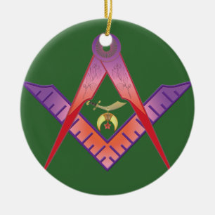 Ornamento De Cerâmica Raizes de Shriners