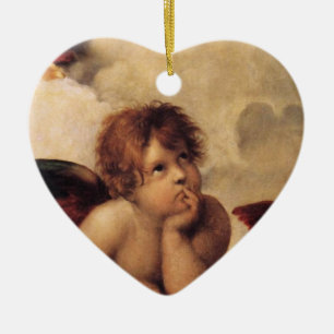 Ornamento De Cerâmica Raphael,Cherubim da Capela Sistina