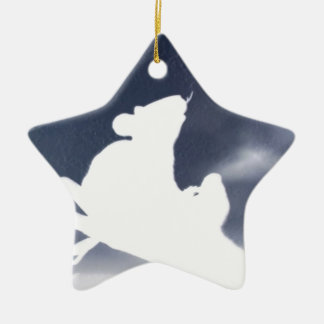 Ornamento De Cerâmica Rato