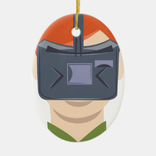 Ornamento De Cerâmica Realidade virtual