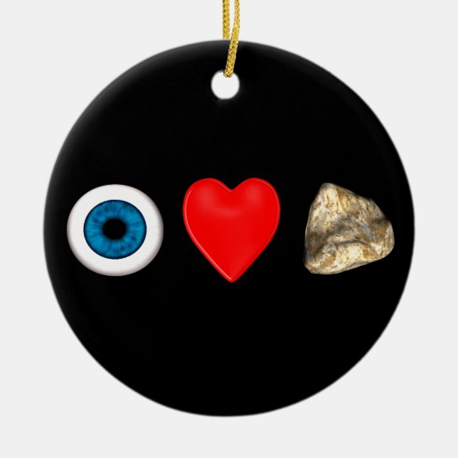 Ornamento De Cerâmica Rebus Para Físicos (Frente)