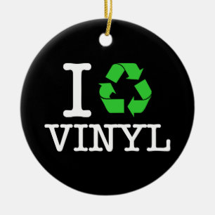 Ornamento De Cerâmica Reciclar Vinil