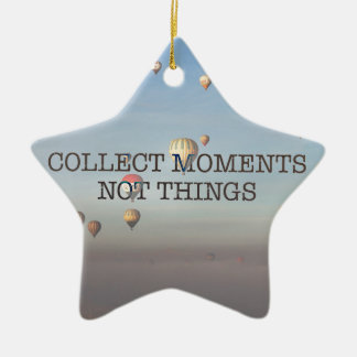 Ornamento De Cerâmica Recolha coisas dos momentos não