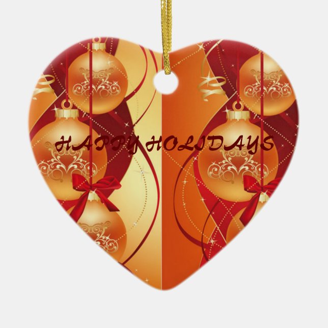 ORNAMENTO DE CERÂMICA RECOLHA DE NATAL DE SUZANNE ELIZABETH (Frente)