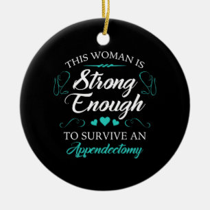 Ornamento De Cerâmica Recuperação de Cirurgias de Appendectomia Feminina