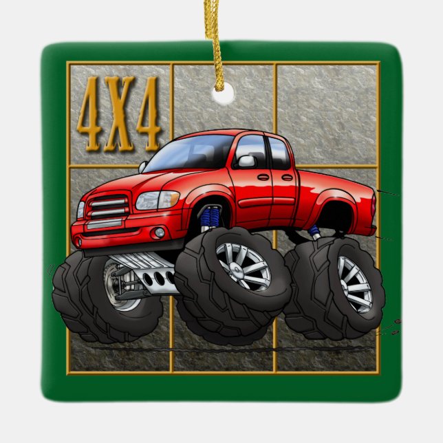 Ornamento De Cerâmica Red_Tundra (Frente)