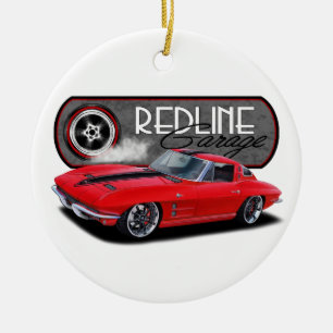 Ornamento De Cerâmica Redline Garage Stingray