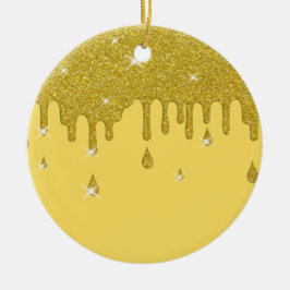 Ornamento De Cerâmica Reduzir o Efeito Dourado da Glitter e as Sparkles