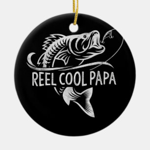 Ornamento De Cerâmica Reel Legal Papa Pai de pesca Dia de os pais