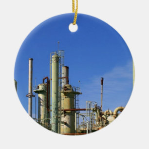 Ornamento De Cerâmica Refinaria de petróleo