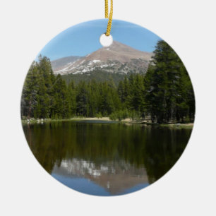 Ornamento De Cerâmica Reflexo do Lago Yosemite