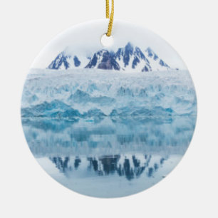 Ornamento De Cerâmica Reflexões sobre geleiras, Noruega