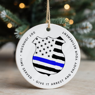 Ornamento De Cerâmica Reforma Personalizada da Polícia Policial